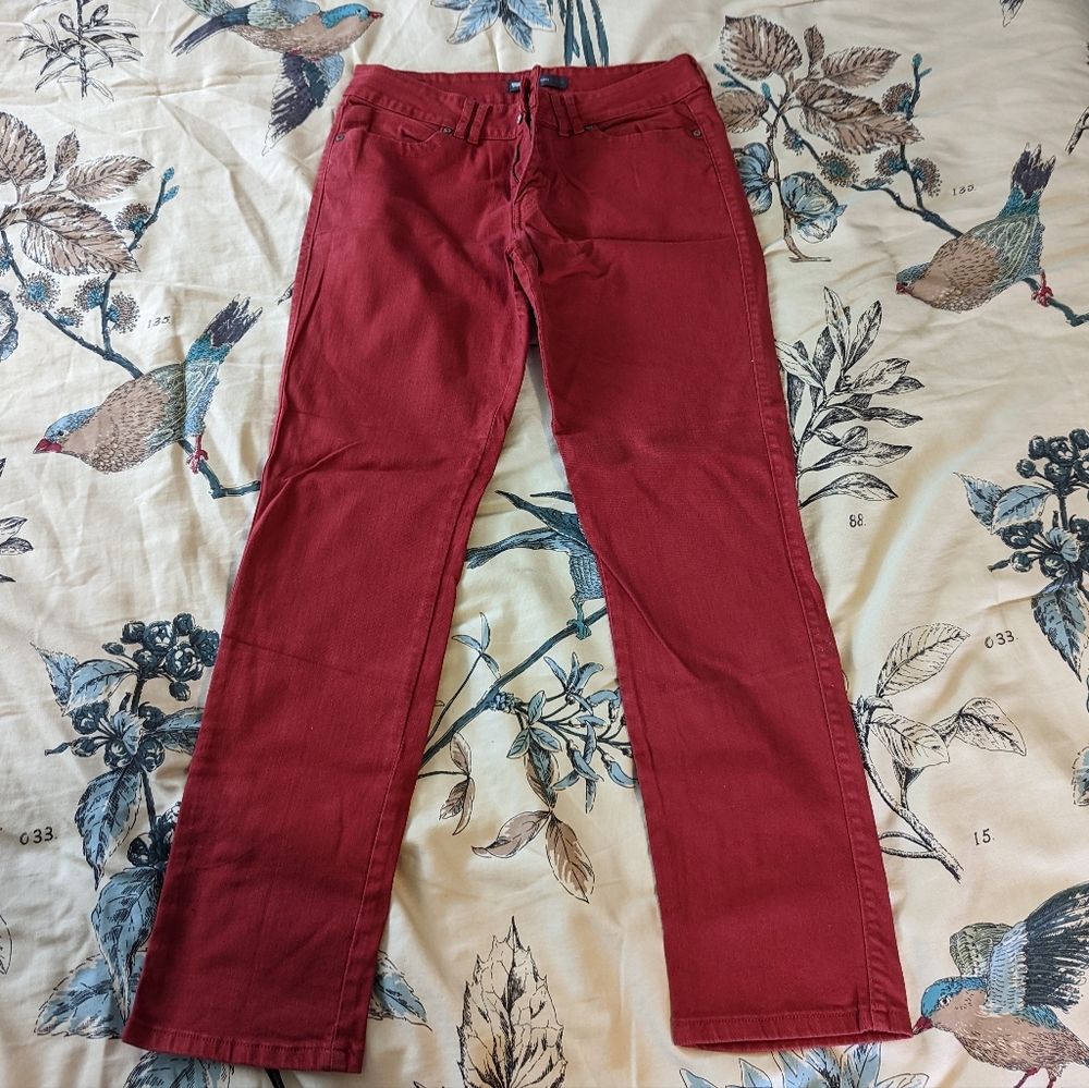 NWOT Levi's Red Orange Pumpkin Colored Jeans